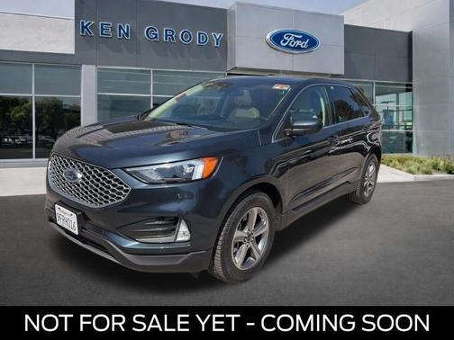 Stone Blue Metallic 2023 Ford Edge SEL
