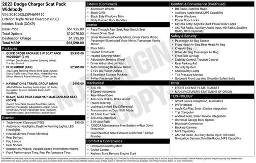 2023 Dodge Charger Scat Pack