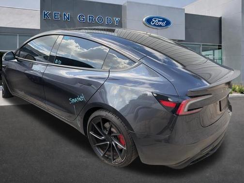 Stealth Gray 2024 Tesla Model 3 Performance