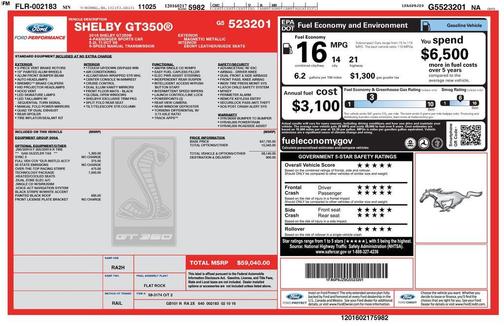 2016 Ford Shelby GT350 Base