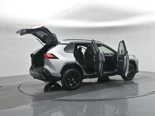 Silver Sky Metallic 2025 Toyota RAV4 Hybrid SE