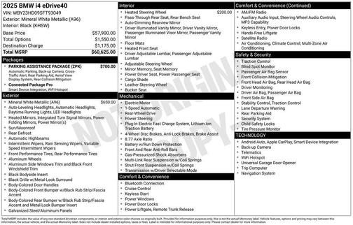 2025 BMW i4 Gran Coupe eDrive40