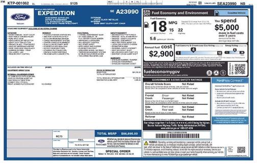 AGATE BLACK METALLIC 2025 Ford Expedition ACTIVE