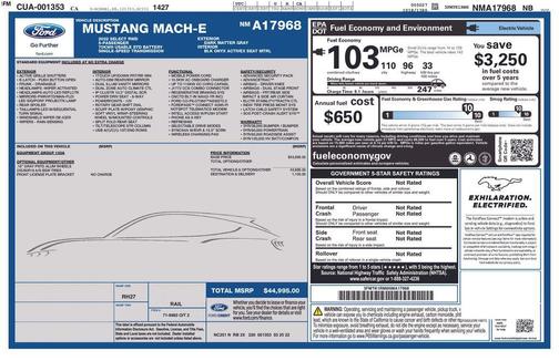 2022 Ford Mustang Mach-E Select