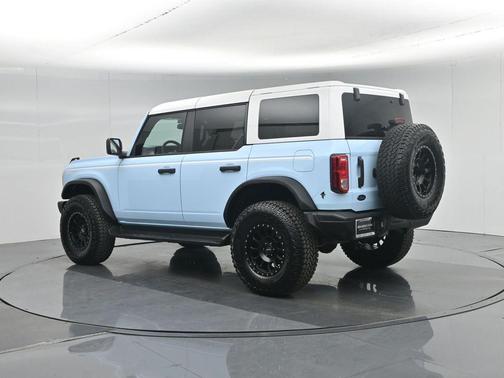 Blue 2025 Ford Bronco Heritage Edition