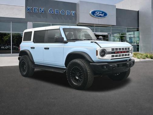 Blue 2025 Ford Bronco Heritage Edition