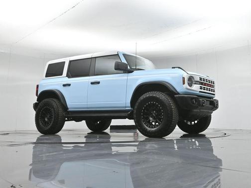 Blue 2025 Ford Bronco Heritage Edition