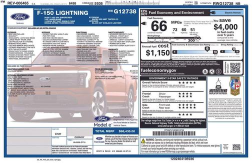 2024 Ford F-150 Lightning Platinum