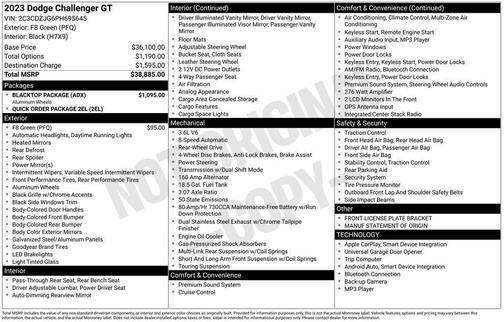 2023 Dodge Challenger GT