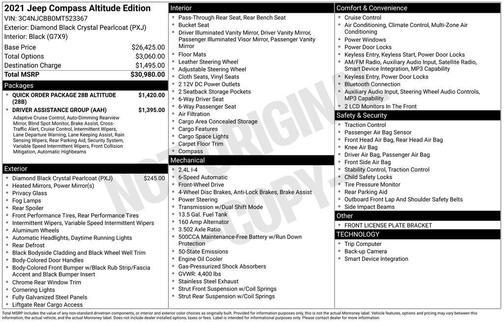 2021 Jeep Compass Altitude