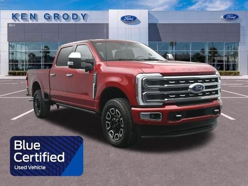 RAPID RED 2024 Ford F-250 PLATINUM