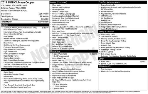 2017 MINI Clubman Cooper