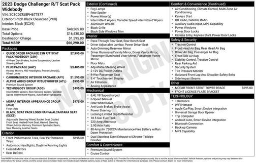 2023 Dodge Challenger R/T Scat Pack