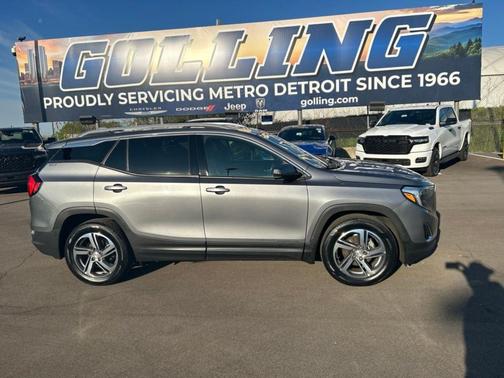 Satin Steel Metallic 2019 GMC Terrain SLT