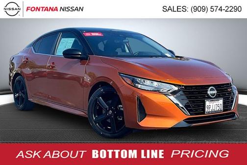 Orange 2024 Nissan Sentra SR
