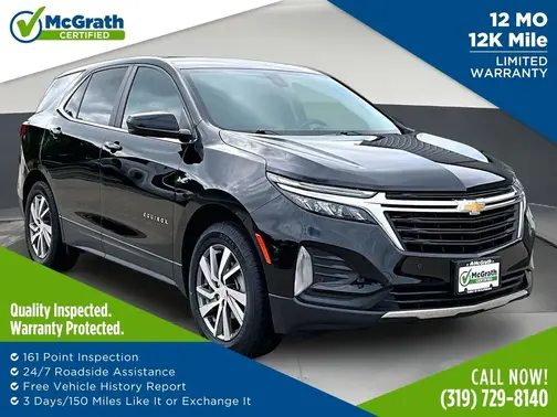 Black 2022 Chevrolet Equinox LT