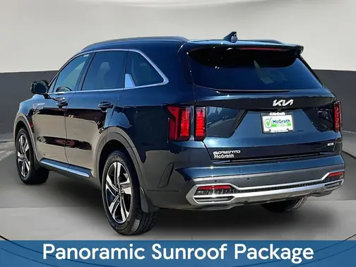 Blue 2023 Kia Sorento Hybrid EX