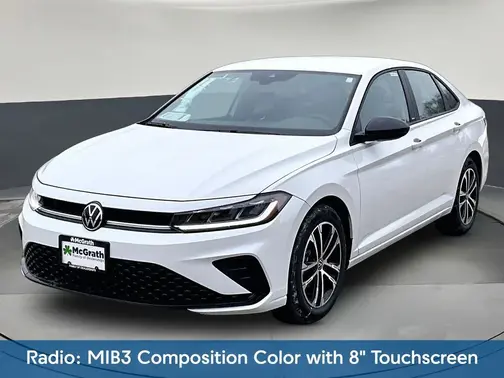 White 2026 Volkswagen Jetta 1.5T Sport
