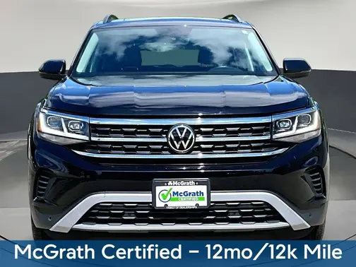 Black 2023 Volkswagen Atlas 3.6L V6 SE w/Technology