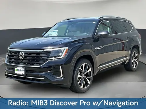Black 2026 Volkswagen Atlas 2.0T SEL Premium R-Line