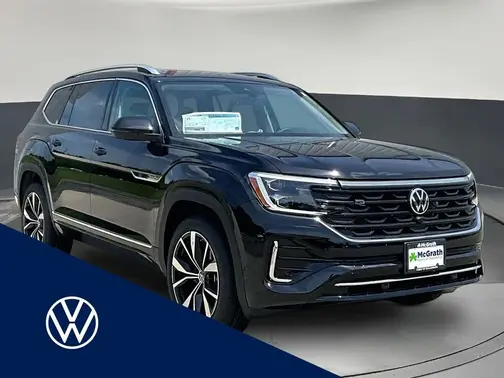 Black 2026 Volkswagen Atlas 2.0T SEL Premium R-Line