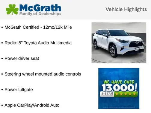 Beige 2024 Toyota Highlander XLE