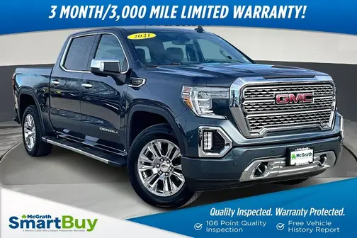 Blue 2021 GMC Sierra 1500 Denali