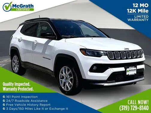White 2025 Jeep Compass Limited