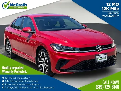 Red 2026 Volkswagen Jetta 1.5T Sport