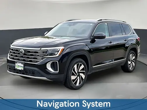 Black 2025 Volkswagen Atlas 2.0T SEL