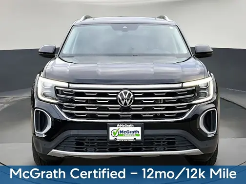 Black 2025 Volkswagen Atlas 2.0T SEL