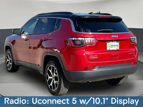 Red 2025 Jeep Compass Limited