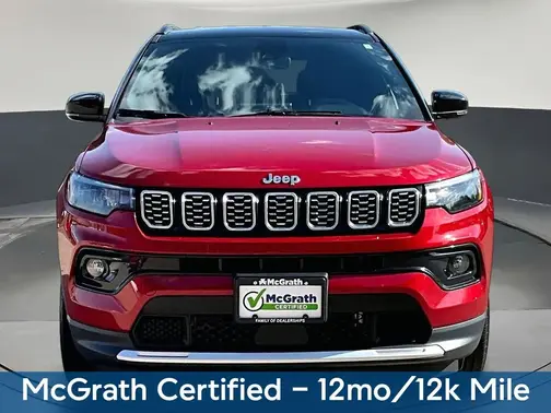 Red 2025 Jeep Compass Limited