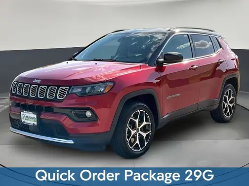 Red 2025 Jeep Compass Limited