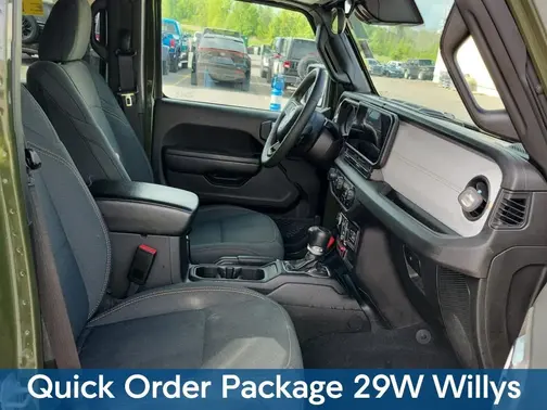 Green 2024 Jeep Wrangler Willys 4xe