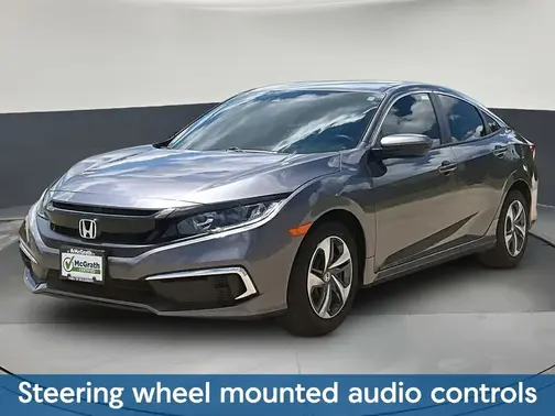 Gray 2021 Honda Civic LX