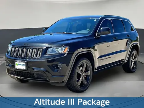 Black 2015 Jeep Grand Cherokee Altitude