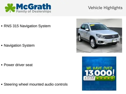 Gold 2012 Volkswagen Tiguan SE