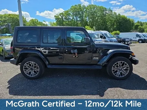 Black 2023 Jeep Wrangler Sahara 4xe