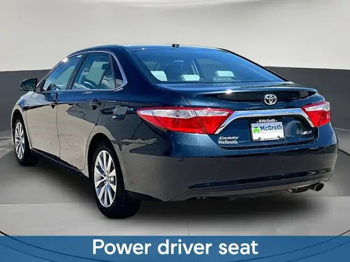 Blue 2017 Toyota Camry XLE