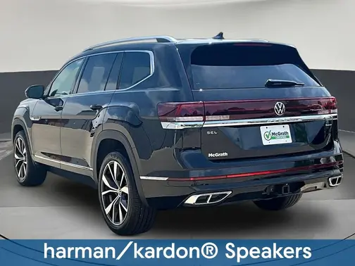 Black 2025 Volkswagen Atlas 2.0T SEL Premium R-Line
