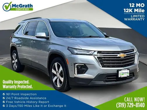 Gray 2023 Chevrolet Traverse LT Leather