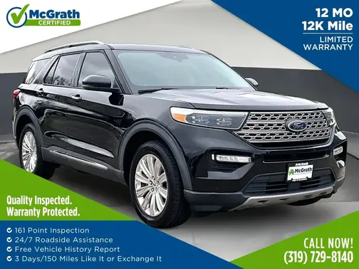 Black 2021 Ford Explorer Limited