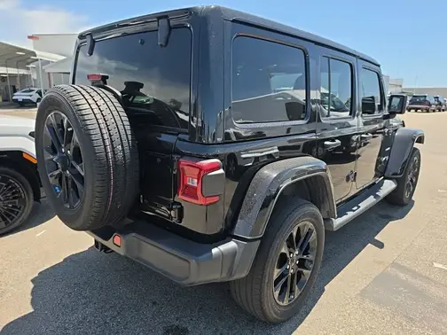 Black 2023 Jeep Wrangler Sahara 4xe