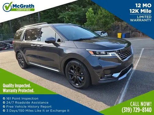 Gray 2024 Kia Carnival SX Prestige