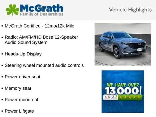 Gray 2025 Mazda CX-50 Hybrid Premium Plus