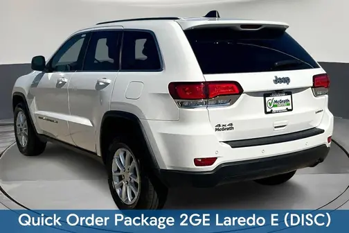 White 2022 Jeep Grand Cherokee WK Laredo E