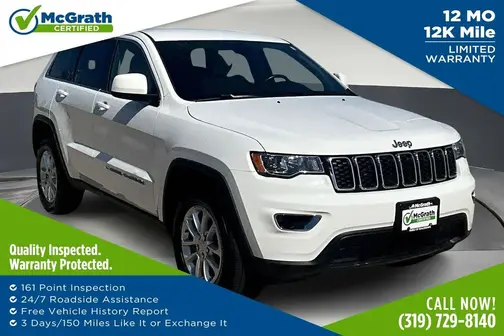 White 2022 Jeep Grand Cherokee WK Laredo E