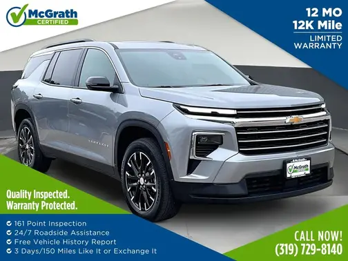 Gray 2025 Chevrolet Traverse LT
