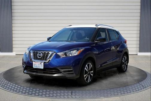 Blue 2020 Nissan Kicks SV